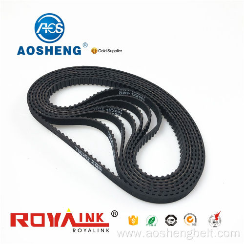 3M 8M 14M 2.5M industrial timing belt custom